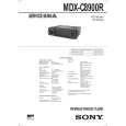 SONY MDXC8900R Service Manual cover photo
