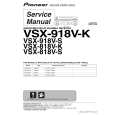 PIONEER VSX-918V-K/MYSXJ5 Service Manual cover photo