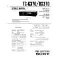 SONY TCRX370 Service Manual cover photo