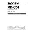 TEAC MD-CD1 Owner's Manual cover photo