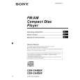 SONY CDX-CA860X Owner's Manual cover photo