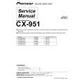 PIONEER CX-951 Service Manual cover photo