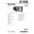 SONY ICFB200 Service Manual cover photo