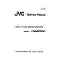 JVC KM2500 Service Manual cover photo