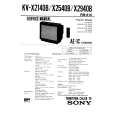 SONY KVX2140B Service Manual cover photo