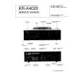 KENWOOD KRA4020 Service Manual cover photo