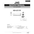 JVC KDLX111R Service Manual cover photo