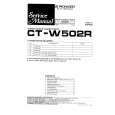 PIONEER CT-W502R Service Manual cover photo