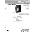SONY WMA12 Service Manual cover photo