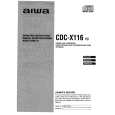 AIWA CDCX116 Owner's Manual cover photo