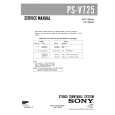 SONY PSV725 Service Manual cover photo