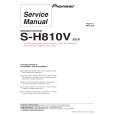 PIONEER S-H810V/SXTW/EW5 Service Manual cover photo