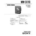 SONY WM-EX110 Service Manual cover photo