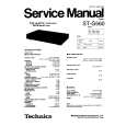 TECHNICS STG560 Service Manual cover photo