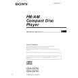 SONY CDX-C4750 Owner's Manual cover photo