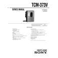 SONY TCM-373V Service Manual cover photo