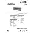 SONY XR4880 Service Manual cover photo