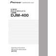 PIONEER DJM-400/RLXJ Owner's Manual cover photo