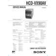 SONY HCDVX90AV Service Manual cover photo