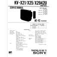 SONY KVX2142U Service Manual cover photo