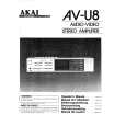 AKAI AV-U8 Owner's Manual cover photo