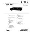 SONY TAE90ES Service Manual cover photo