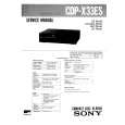 SONY CDPX33ES Service Manual cover photo