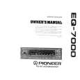 PIONEER EQ7000 Owner's Manual cover photo