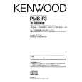 KENWOOD PMS-F3 Owner's Manual cover photo