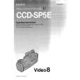 SONY CCDSP5E Owner's Manual cover photo