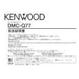 KENWOOD DMC-Q77 Owner's Manual cover photo