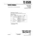 SONY TC-D509 Service Manual cover photo