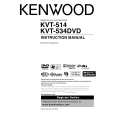 KENWOOD KVT-514 Owner's Manual cover photo