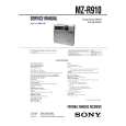 SONY MZR910 Service Manual cover photo