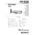 SONY DVP-NS300 Owner's Manual cover photo