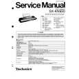 TECHNICS SXKN920 Service Manual cover photo