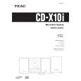 TEAC CDX10I Owner's Manual cover photo