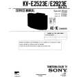 SONY KVE2523 Service Manual cover photo