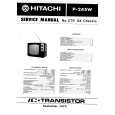 HITACHI P24SW Service Manual cover photo