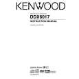 KENWOOD DDX6017 Owner's Manual cover photo