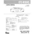 SONY CFSW304S Service Manual cover photo