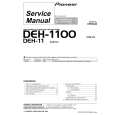 PIONEER DEH-1100/X1H/UC Service Manual cover photo