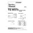 PIONEER TSWX75 Service Manual cover photo