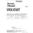 PIONEER VSX-D307/SDXJI Service Manual cover photo