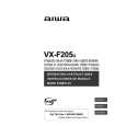 AIWA VX-F205 Owner's Manual cover photo