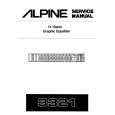 ALPINE 3321 Service Manual cover photo