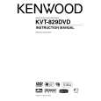 KENWOOD KVT-829DVD Owner's Manual cover photo