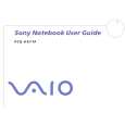 SONY PCG-VX71P VAIO Owner's Manual cover photo