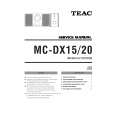 TEAC MC-DX15 Service Manual cover photo
