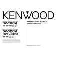 KENWOOD DVFJ6050 Owner's Manual cover photo